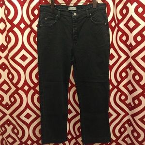 🌺 Lee Riders Black Stretchy Relaxed Jeans 14M